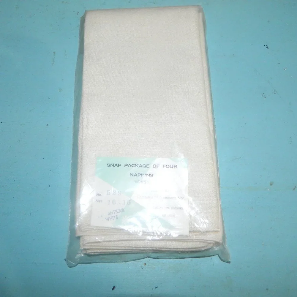 Snap Package of 4 Linen Napkins 16